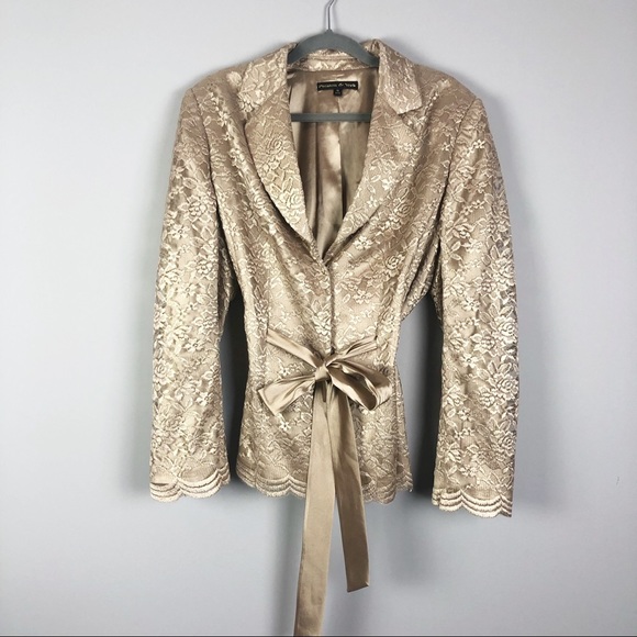 Preston & York Tops - Preston & York Gold Lace Top